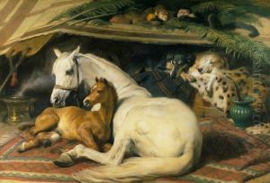 The Arab Tent 1866 by Sir Edwin Henry Landseer