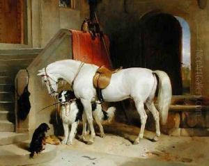 Prince Georges Favourites by Sir Edwin Henry Landseer