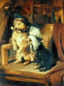 Little Strollers by Sir Edwin Henry Landseer