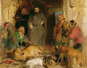 A Study for Bolton Abbey in the Olden Time by Sir Edwin Henry Landseer
