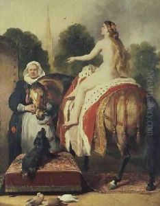 Lady Godivas Prayer by Sir Edwin Henry Landseer