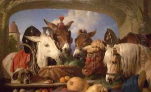 A Group of Animals Geneva by Sir Edwin Henry Landseer