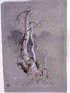 Deer Stalkers and a Dead Stag by Sir Edwin Henry Landseer