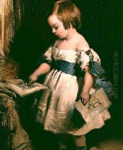 Child with a drawing