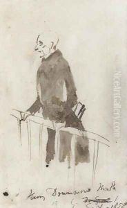 Study of Henry Drummond, M.P. by Sir Edwin Henry Landseer