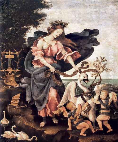 Allegory of Music or Erato c. 1500 by Filippino Lippi