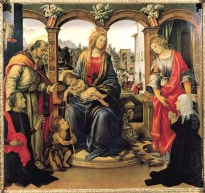 Madonna With Child And Saints by Filippino Lippi