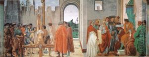 Disputation with Simon Magus and Crucifixion of Peter 1481-82 by Filippino Lippi