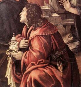 Adoration of the Magi (detail-3) 1496 by Filippino Lippi