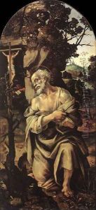 St Jerome 1490s by Filippino Lippi