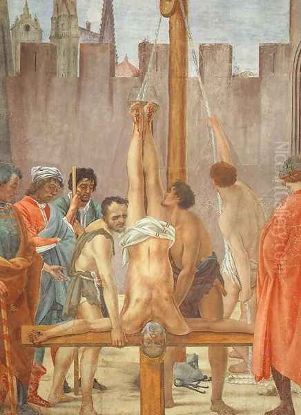 Disputation with Simon Magus and Crucifixion of Peter, The Crucifixion of Peter 1481-82 - view 1