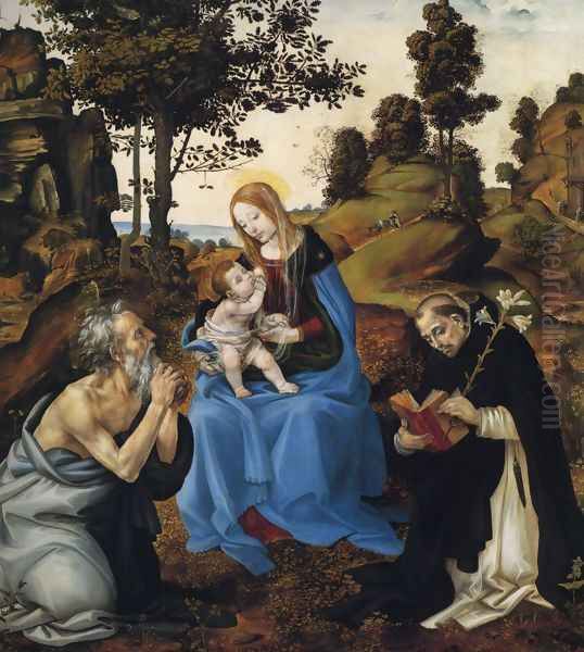 The Virgin And Child With Sts Gerome And Dominic - view 1