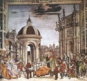 St John the Evangelist Resuscitating Druisana 1502
