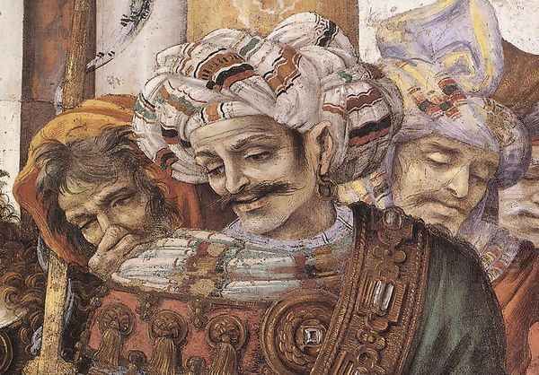 St Philip Driving the Dragon from the Temple of Hieropolis (detail-2) 1502 by Filippino Lippi