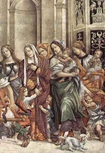 St John the Evangelist Resuscitating Druisana (detail) 1502