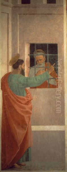 St Paul Visits St Peter in Prison 1481-82 - view 1