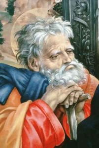 Holy Family [detail] I by Filippino Lippi