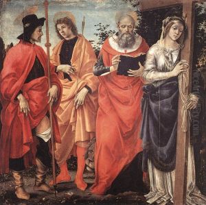 Four Saints Altarpiece by Filippino Lippi