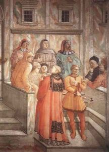 Disputation in the Synagogue (detail) by Filippino Lippi