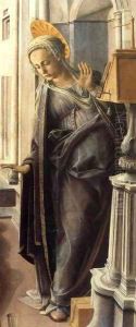 Annunciation (detail) 5 by Filippino Lippi