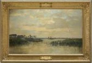 Bord D'etang Au Moulin by Pierre-Emmanuel Damoye