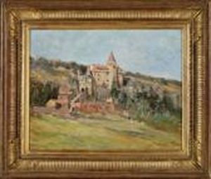 Vue D'un Chateau A La Campagne