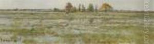 Paysage De Sologne Au Nord De La Loire. 1888.