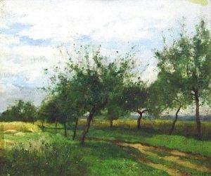 Chemin Dans Un Verger