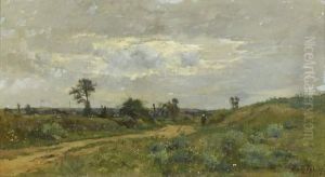 Paysanne Sur Un Chemin by Pierre-Emmanuel Damoye