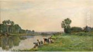 Eugene <lavandieres Au Bord