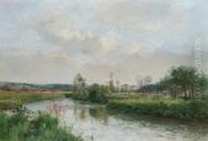 A Quiet Backwater At Amiens by Pierre-Emmanuel Damoye