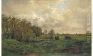 Lavandiere Et Gardeuse De Troupeau