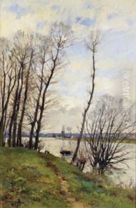 Au Bord De La Riviere by Pierre-Emmanuel Damoye