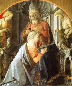 Coronation of the Virgin (detail) by Filippino Lippi