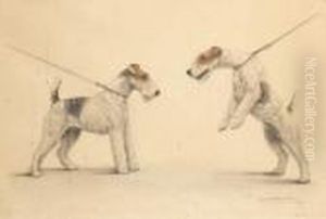 Les Deux Fox by Leon Danchin