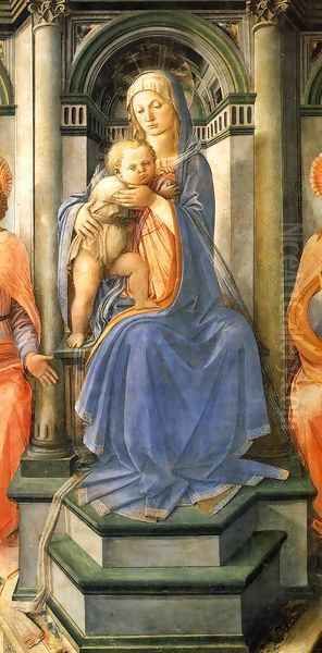 Madonna Enthroned with Saints (detail) 2 - view 1