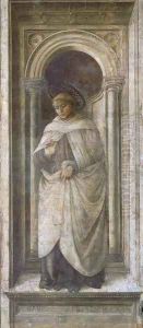 St Alberto of Trapani 2 by Filippino Lippi