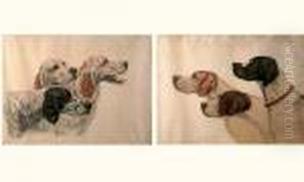 Deux Gravures Formant Pendants. - view 1