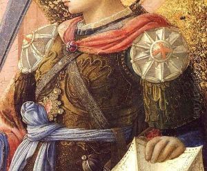 St Michael (detail) by Filippino Lippi