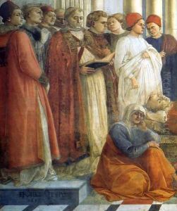 The Funeral of St Stephen (detail) 2