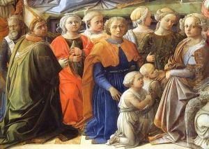 Coronation of the Virgin (detail) 2 by Filippino Lippi
