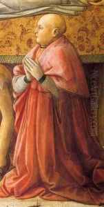 Funeral of St Jerome (detail) 2 by Filippino Lippi