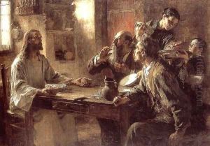 Supper at Emmaus by Leon Augustin Lhermitte