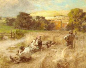 Repos Pendant La Moisson by Leon Augustin Lhermitte