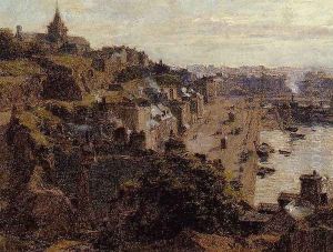 Granville, Morning by Leon Augustin Lhermitte