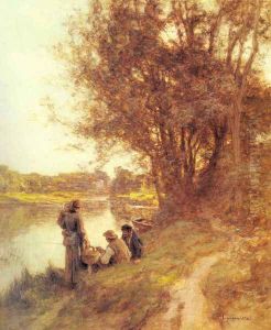 Les Pecheurs by Leon Augustin Lhermitte