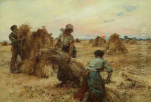The Harvesters by Leon Augustin Lhermitte