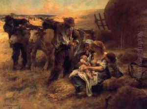 The Family by Leon Augustin Lhermitte