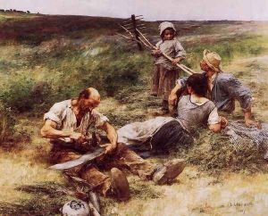 The Haymakers 2 by Leon Augustin Lhermitte