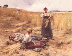 Moissonneurs à Mont-Saint-Pere (Harvesters at Mont-Saint-Pere) by Leon Augustin Lhermitte